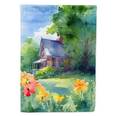 Drapeau de maison en polyester à double face H 40 po x l 28 po