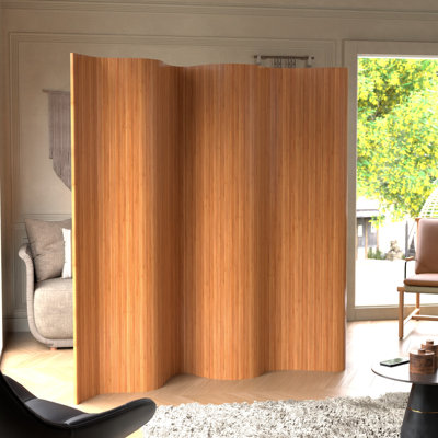 Siena Rolling Bamboo Room Divider