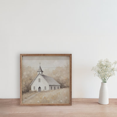 Single Picture Frame Print On Wood