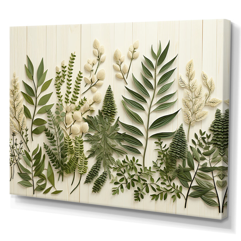 Art sur toile Herbes Chive Symphony 3, H 30 po x l 40 po x P 1,5 po, Toile tendue
