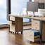 15.4 Inch Light Oak 3-Drawer Wooden Mobile Oties