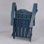 HDPE Folding Adirondack Chair With Dual Cup Holder-97239651