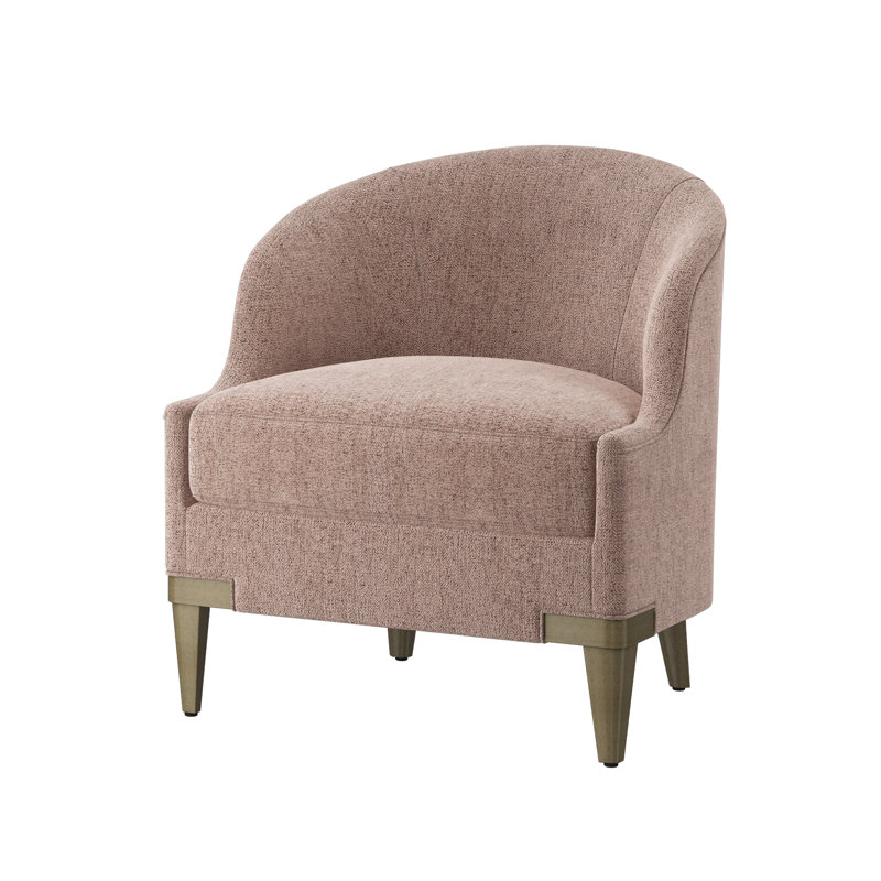 Fauteuil demi-tonneau Lafayette, Dune, Hanover Twilight (tissu performance) 1354-94