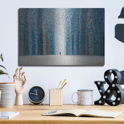 Art mural en métal Brayden Studio «Sounds Of The Rain» par Ekaterina Ermilkina
