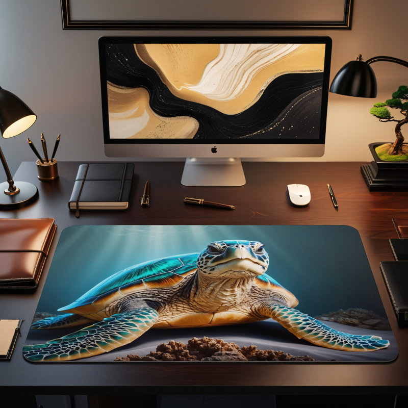 Polyester Desk Pad, 23.6x13.8