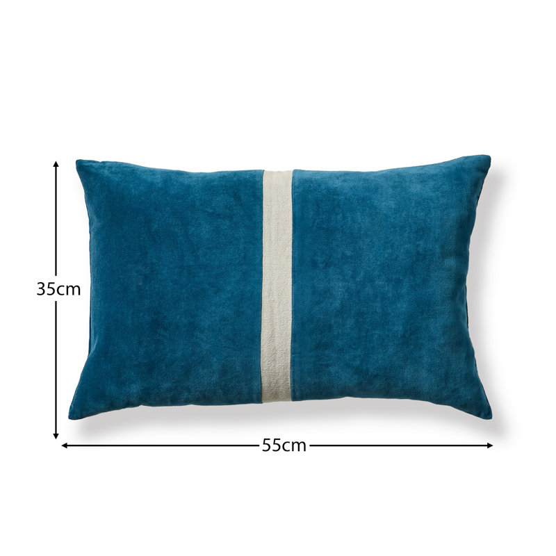 Dannis Throw Pillow Cover, Teal