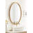 Oval Rattan Wall Mirror