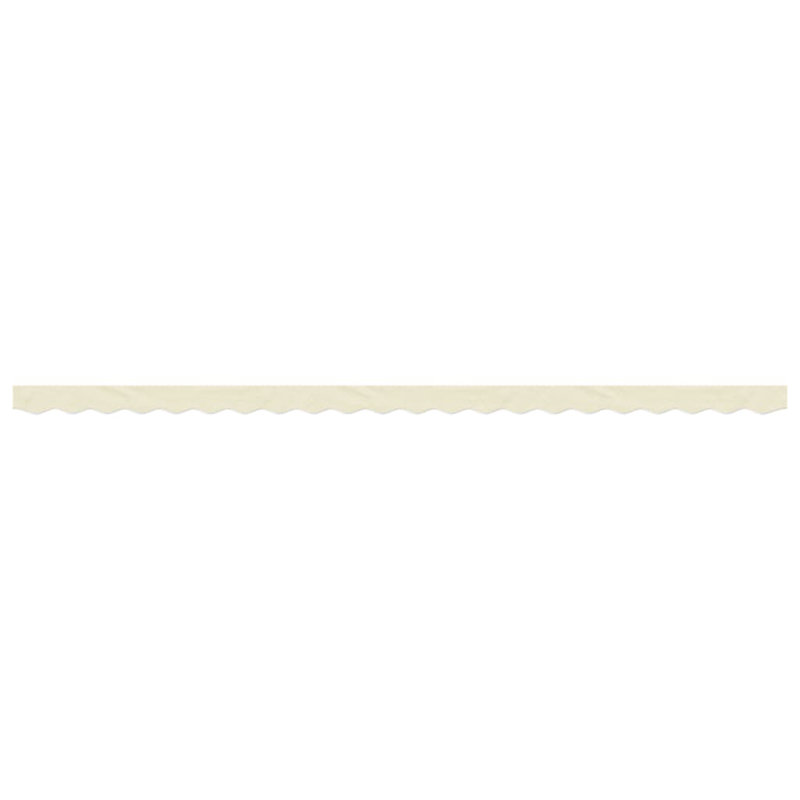 Replacement Fabric For Awning Valance, Cream, 480cm W x 20cm D, Solid Colour
