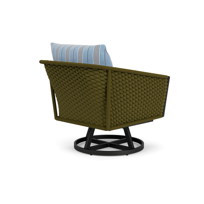 Escape Outdoor Swivel Lounge Chair, Hansen Sky