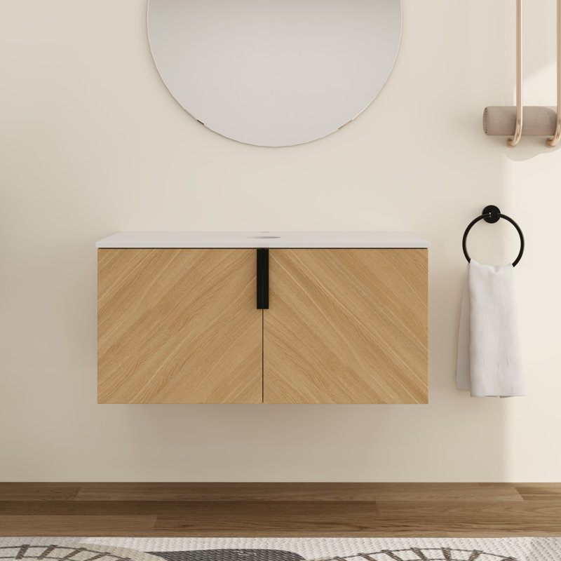 Base de meuble-lavabo simple 36 po Haldor seulement
