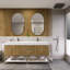 Meuble-lavabo double autoportant 70,8 po avec plateau en acrylique renforcé Marcille-1282635992
