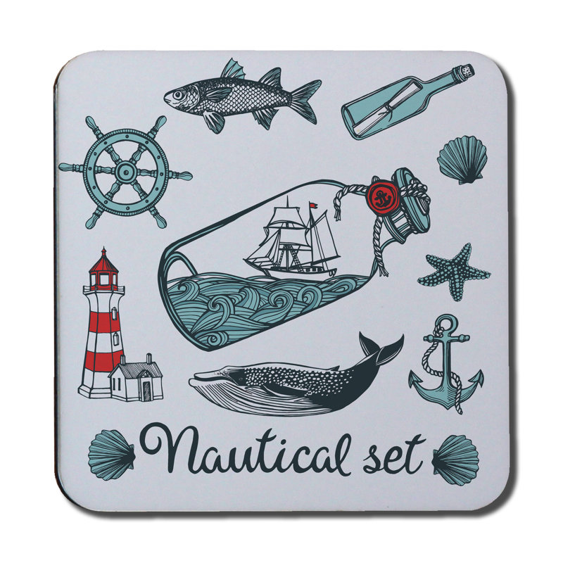 Square 6 Piece Coaster Set