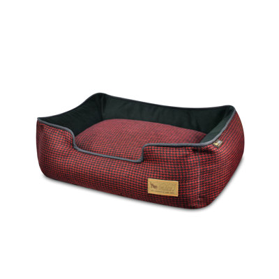 Houndstooth Lounge Dog Bed
