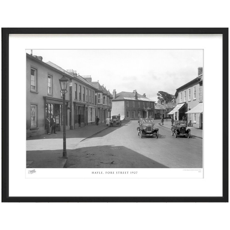 Hayle, Fore Street 1927 - Single Picture Frame Print, 45cm H x 60cm W x 2.3cm D