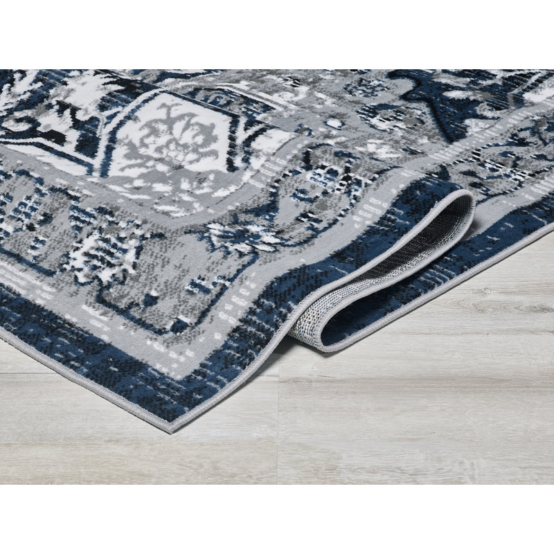 Minton Paisley Flatweave Area Rug, Rectangle 80 x 150cm