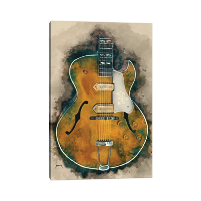 Scotty Moore's Guitar - Wrapped Canvas Painting