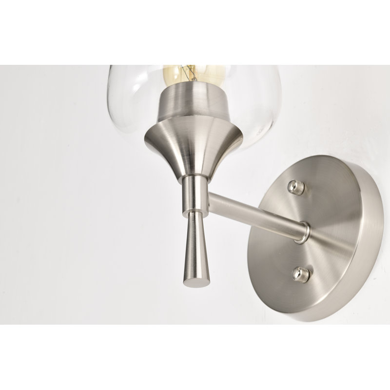 Applique murale articulée 1 lumière Aidan-James, Nickel brossé