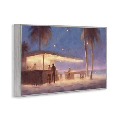  «Evening Beach Bar», estampe numérique par Noah Bay