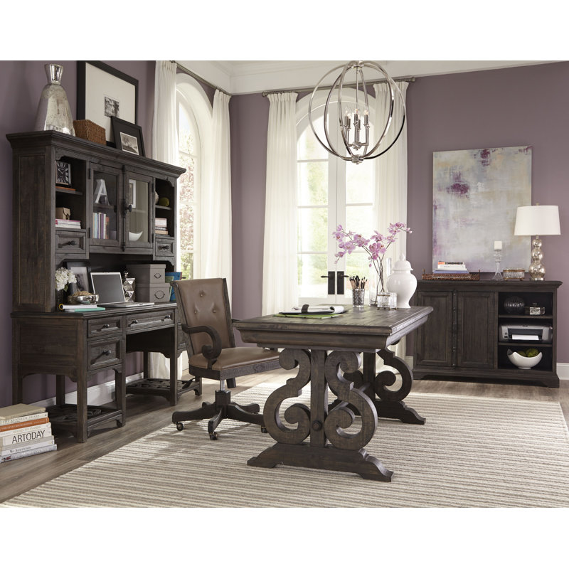 Bureau avec classeur latéral, 2 pièces: bureau, classeur