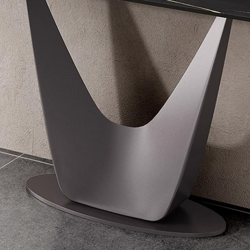 Console de style italien simple et luxueuse, H 33,5 po x l 70,9 po x P 13,8 po