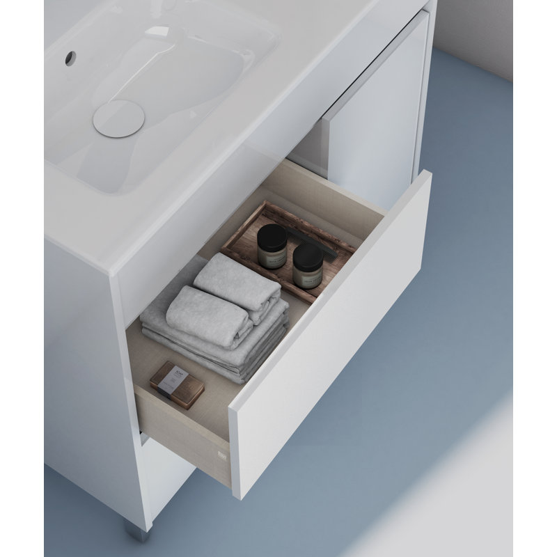 Ensemble de meuble-lavabo simple 32 po, Blanc