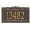 Plaque d'adresse murale 1 ligne Signature Series-1595008833-1595008835-1595008861