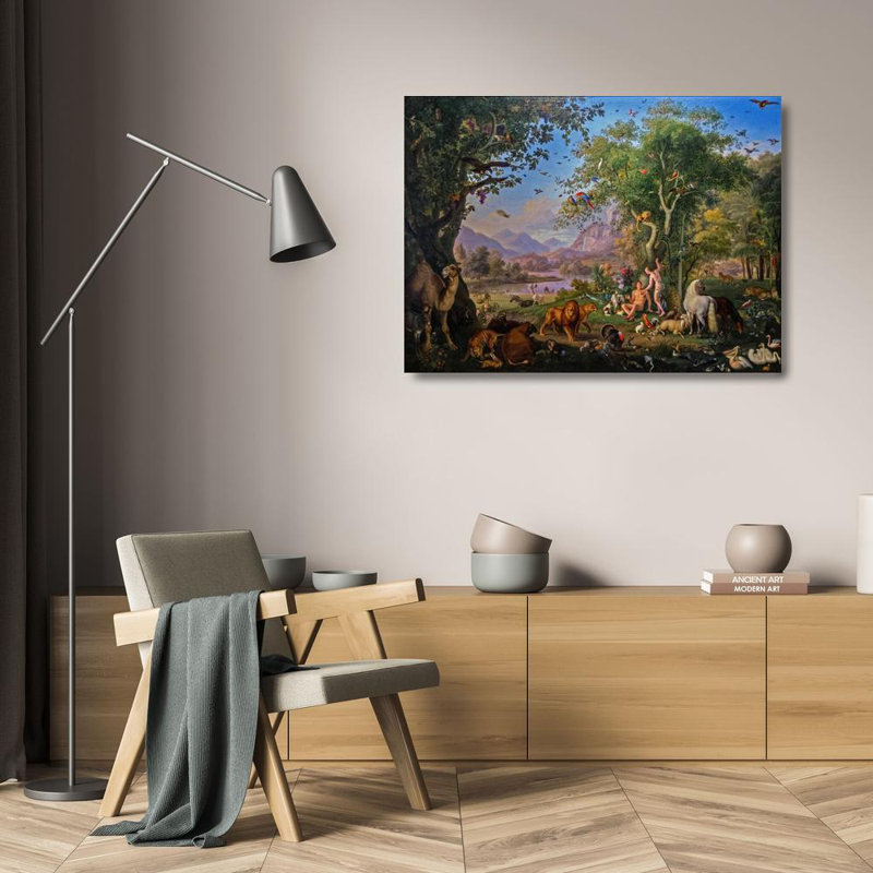 Astoria Grand "Adam and Eve in the Garden of Eden" by Johann Wenzel ...
