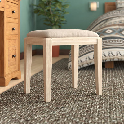 Tabouret de coiffeuse en bois massif Andalusia