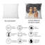Rectangle, portrait de deux femmes afro-américaines - Coussin décoratif imprimé moderne