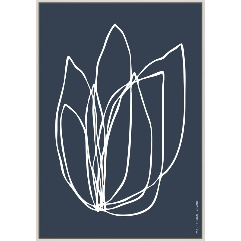 Tracings 2 Print by Romina Gadler, 20" H x 14" W x 1.25" D, White Framed Canvas