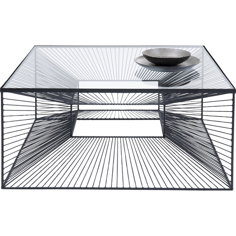 Console Dimension, Black, 38 cm H x 80.5 cm W x 80.5 cm D