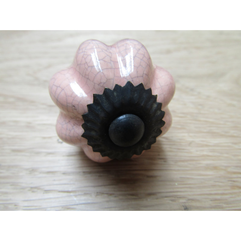 Coffee 30mm Pumpkin Novelty Knob, Pink
