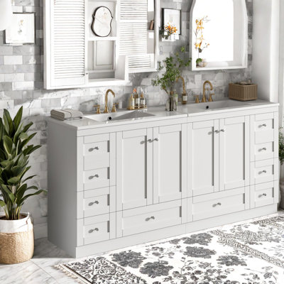 Meuble-lavabo et évier en pouces