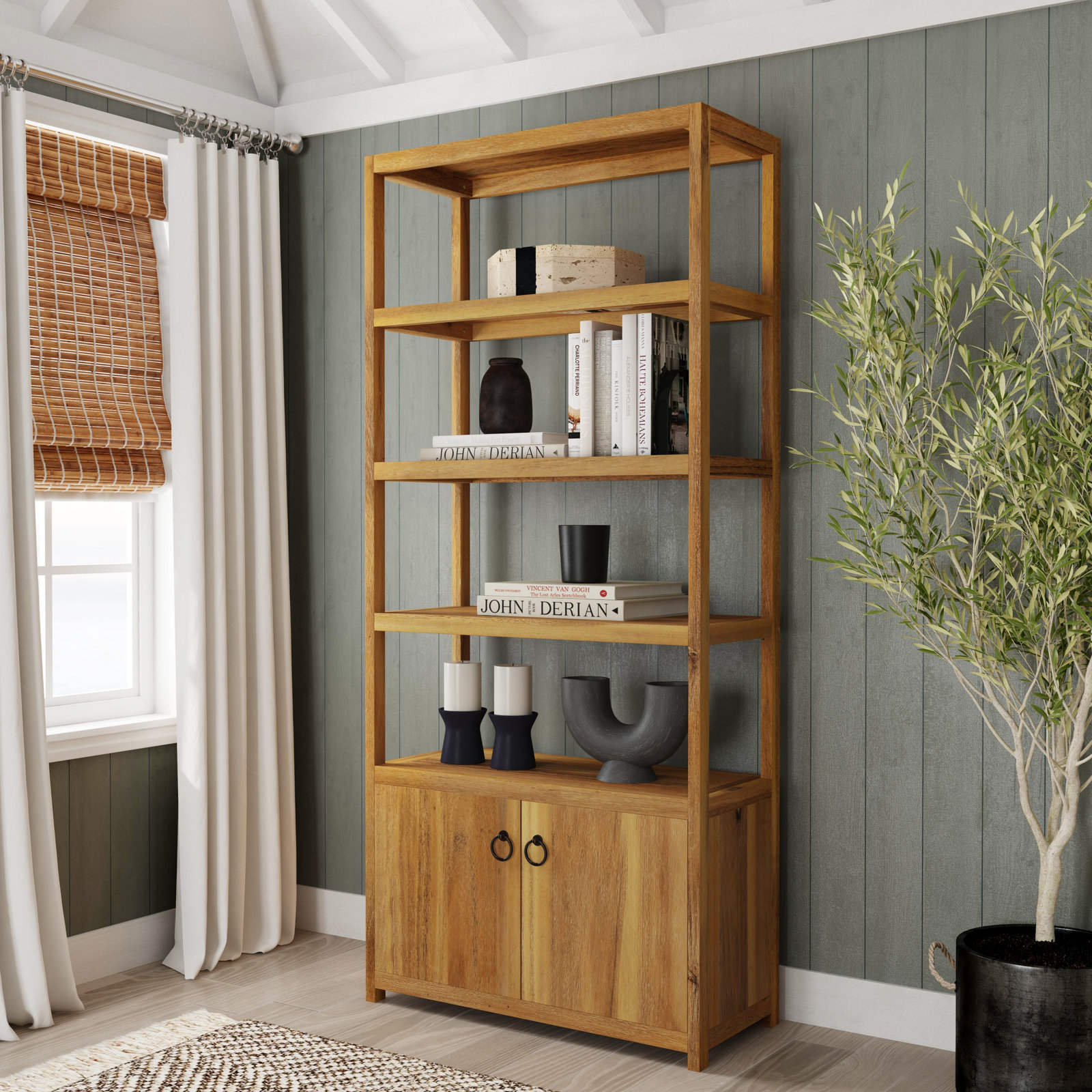 Elin 32" Bookcase, Natural