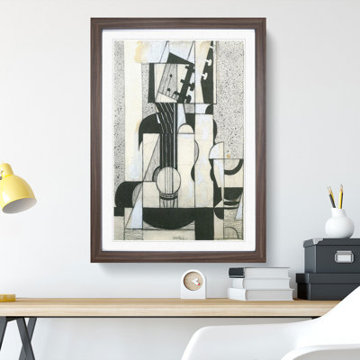 Guitar Vol.2 by Juan Gris - Picture Frame Painting