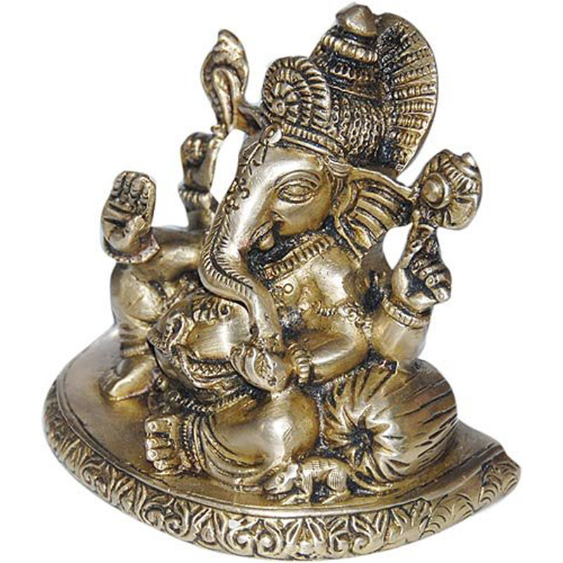 Udine Ganesha avec Trishul Mark sur le front