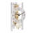 Roman Numeral Metal Mechanical Tabletop Clock-1848419216