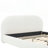Liz Boucle Upholstered Bed With Curved Headboard & Wooden Frame-119729036-118728741