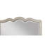 French Country Grove Mirror - Poplar & White Finish Detail No Assembly Needed 38" High Beveled Transitional Design
