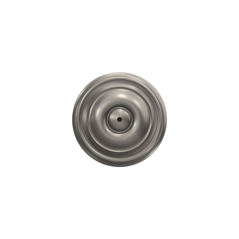 Georgian Privacy Knob Bed and Bath Lock, Satin Nickel