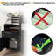 Organisateur de rangement mobile avec tiroir et armoire, support d'imprimante avec roulettes, noir-836335547