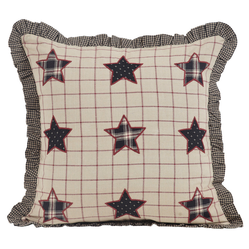 McClusky Cotton Patchwork Throw Pillow