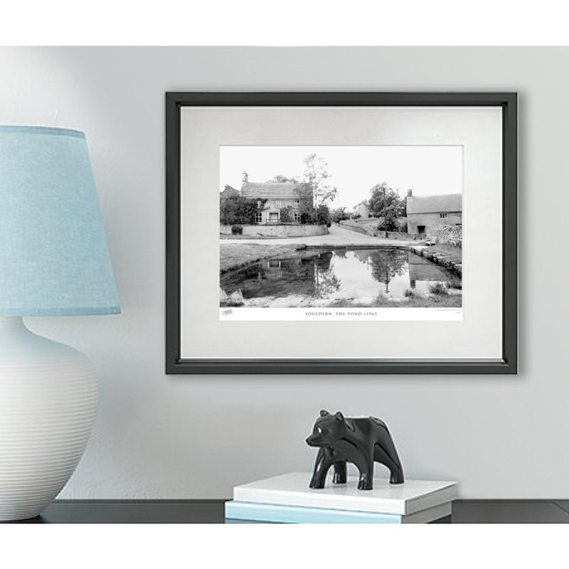 Souldern, The Pond C1965 by Francis Frith - Single Picture Frame Print, 45cm H x 60cm W x 2.3cm D