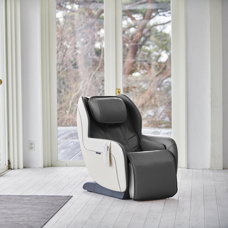 Fauteuil de massage en faux cuir, Similicuir gris