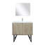 Ensemble de miroir de meuble-lavabo simple 36 po x P 20 po Lancy-113287589