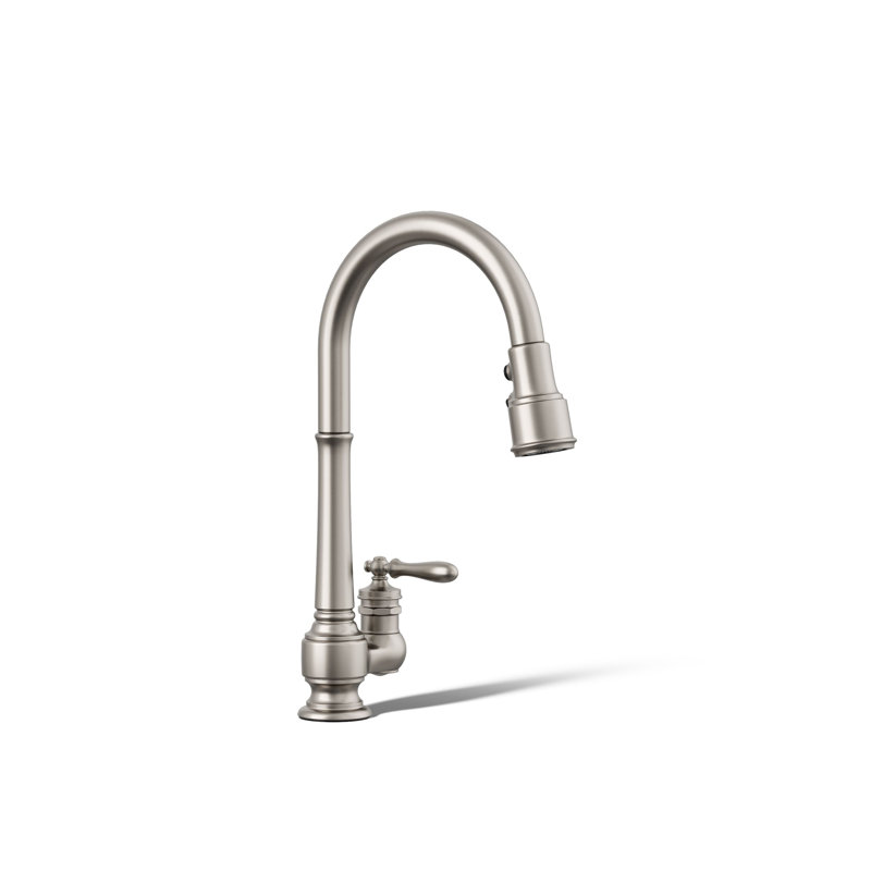 Artifacts Pull Down Bar Faucet, Vibrant Stainless