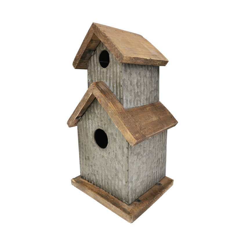 Maison d'oiseaux 14,5 po x 8,5 po x 6,5 po Kernisha