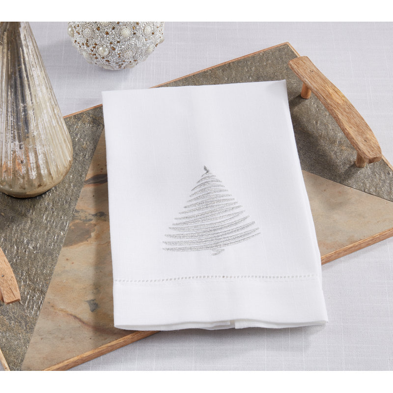 Christmas Towel Collection Kitchen Towel Linen Set, Silver