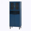 Armoire 4 portes en panneau de fibres à densité moyenne-399323413
