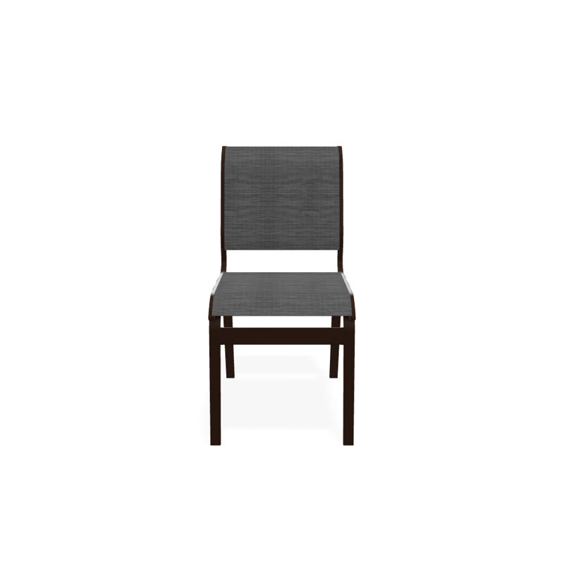 Chaise d'appoint de salle à manger Hiraku, Kona texturé, Gris anthracite Collect